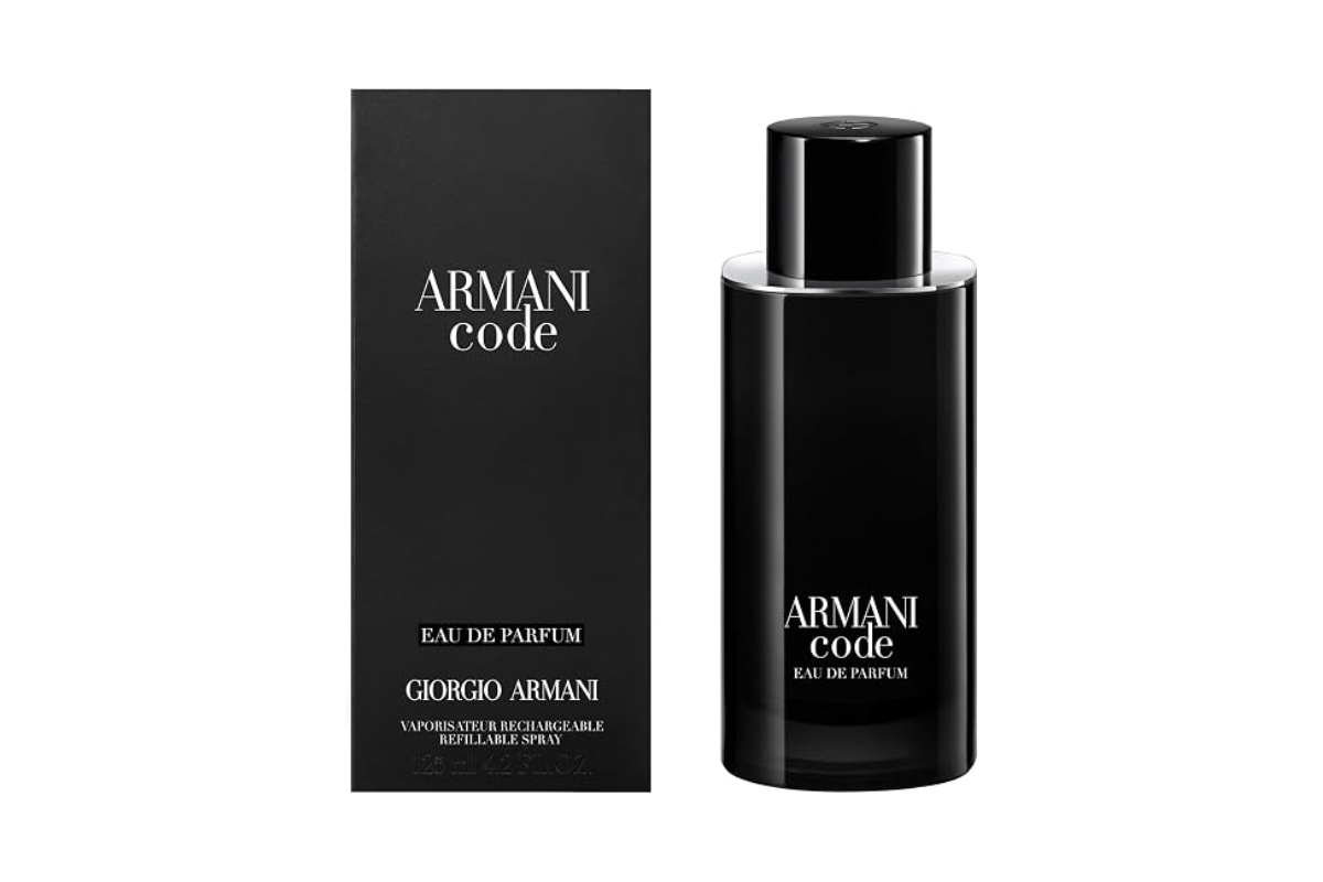 frasco e caixa do perfume armani code eau de parfum