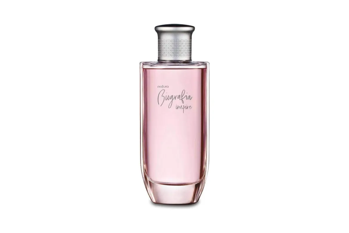 frasco do perfume biografia inspire natura