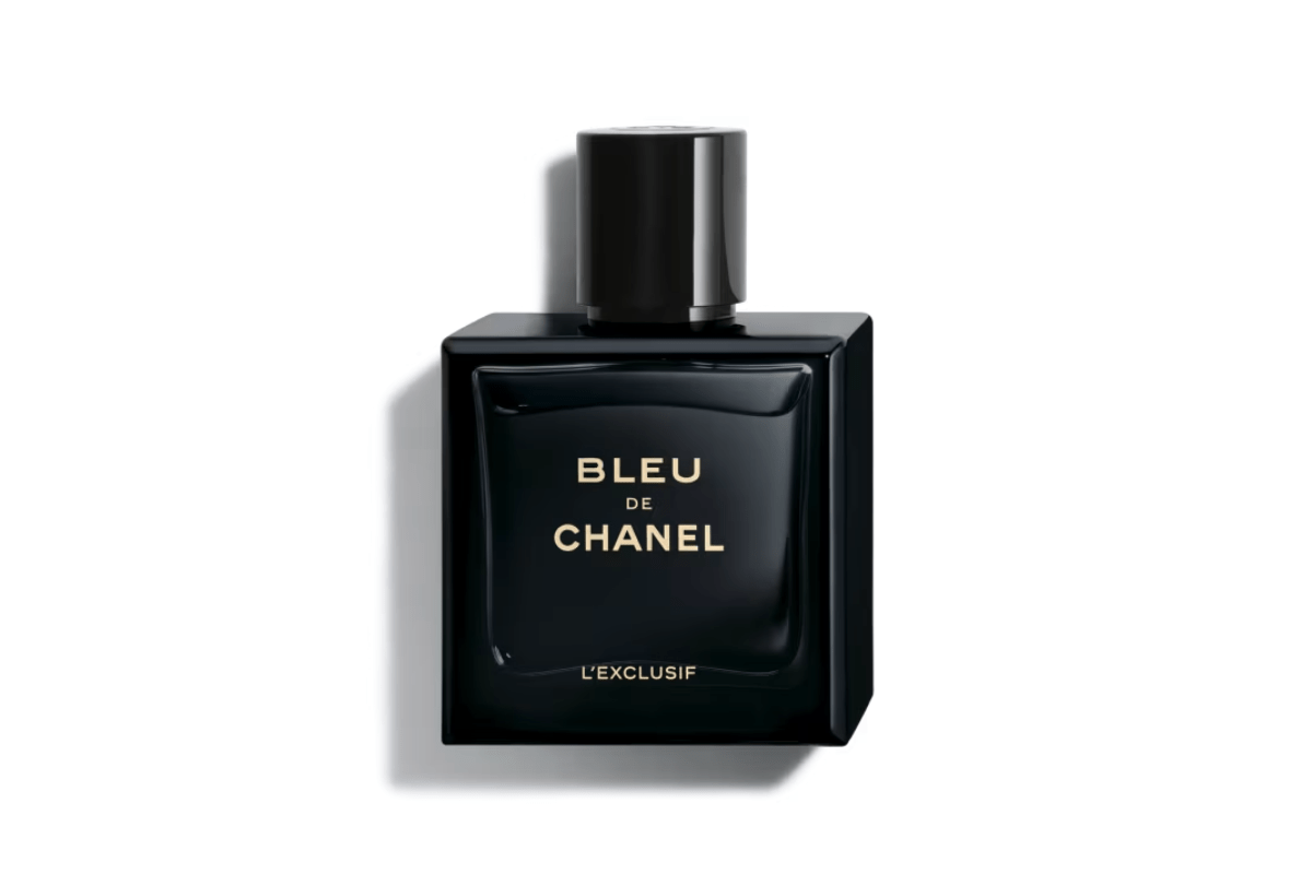 frasco do perfume bleu de chanel l'exclusif