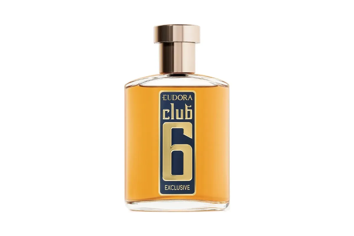 frasco do perfume club 6 exclusive eudora
