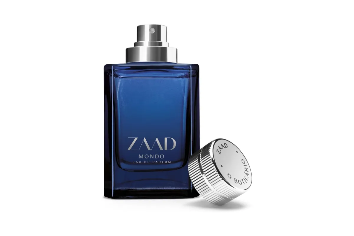 frasco do perfume zaad mondo o boticário eau de parfum