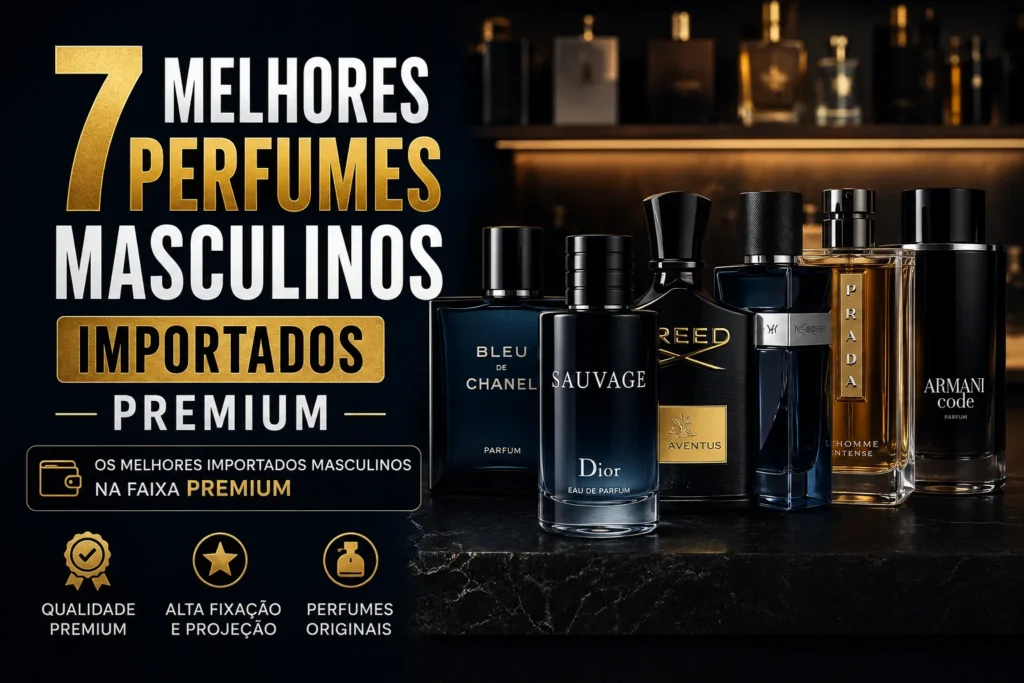 7 melhores perfumes masculinos importados premium
